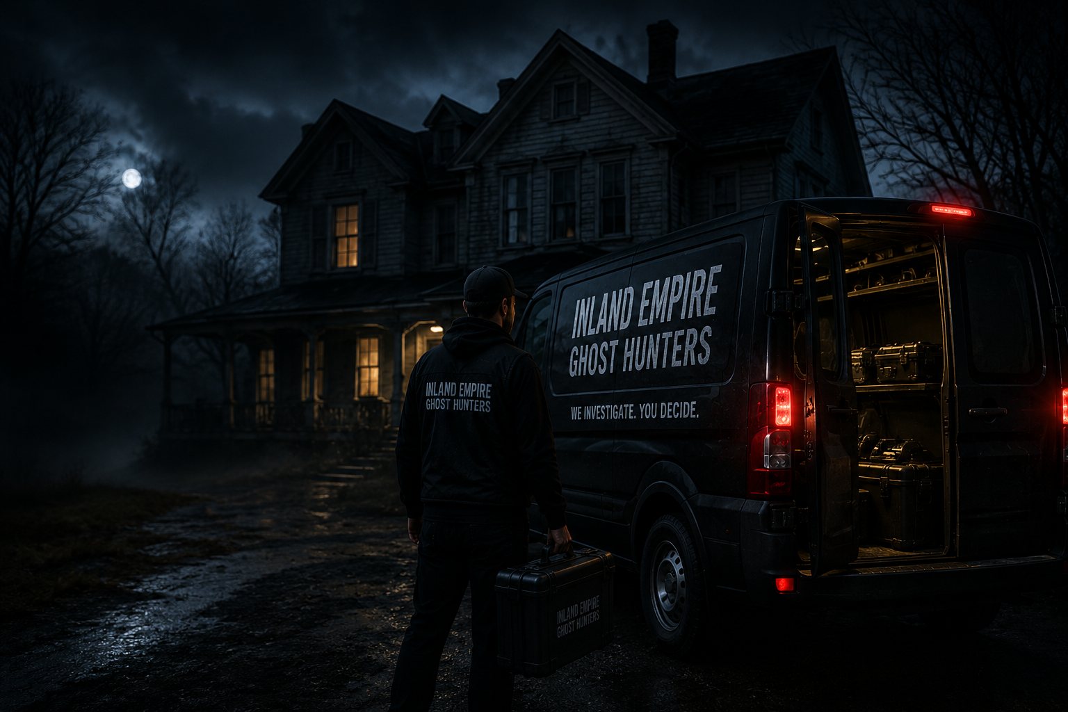 Investigation team arriving at a property after a case is scheduled